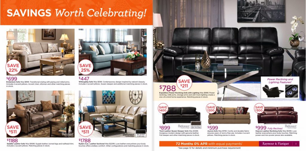 Raymour and Flanigan Black Friday 2023 Ad for Furniture Deals Funtober