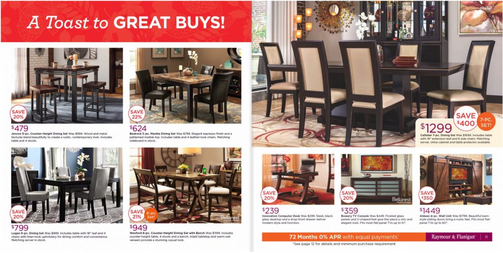 Raymour and Flanigan Black Friday 2023 Ad for Furniture Deals Funtober