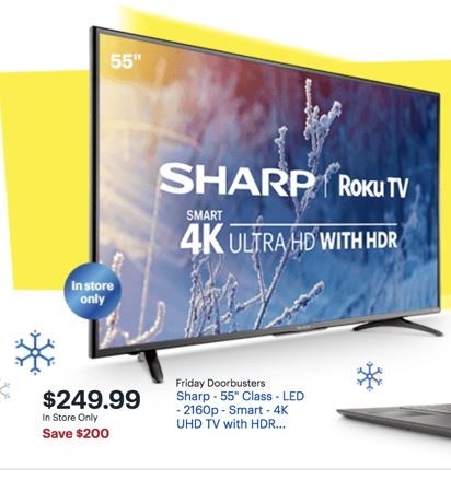 Sharp TV, Aquos Black Friday 2020 & Cyber Monday Deals - Funtober